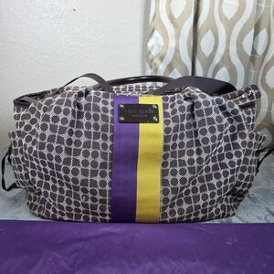 Kate Spade Purple and Yellow Women's Bag